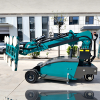 Robot de manutention hydraulique mobile à ventouse pour le levage de marbre, granit et tôles métalliques