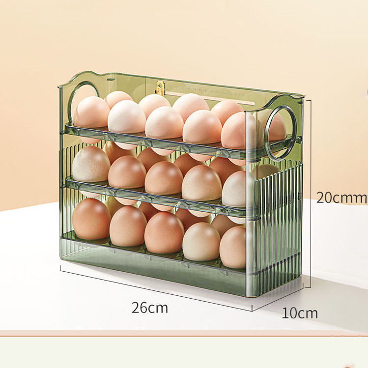 Contenitore per uova con coperchio, per frigorifero, da cucina