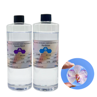 Résine époxy DLD DIY pour débutants, mélange facile, sans bulles, résistante au jaunissement, colle AB pour la création d'objets en résine artistique