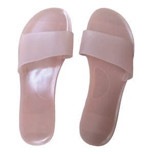 Sandales d'été grande taille pour <span class=keywords><strong>femme</strong></span> en gelée, à bout ouvert, imperméables, désodorisantes, à bride unique, pour la maison et l'extérieur, type claquettes - Product Image 5