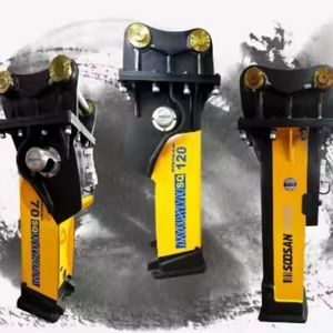 Pour marteau hydraulique SOOSAN SQ120 pour pelle 28-35 tonnes diamètre de burin 155 MM nouvel état pour l'industrie de la construction - Product Image 1