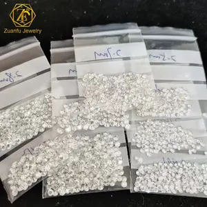 0.7mm 1.5mm 1.4mm 3mm DEF Cor VVS VS SI Melee Lab Diamante Preço por Carat HPHT Loose Melee Lab Grown Diamante