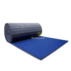 Cheap Roll out cheerleading foam roller mat used gymnastics tumbling gym mats