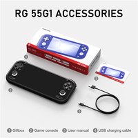 Console de jeu portable ANBERNIC RG 55G1, écran 5,5 pouces, Android 14 open source, lecteur de jeux vidéo, prise en charge du Wi-Fi et du Bluetooth, console de jeu rétro