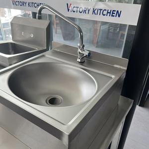 Fregadero Manual de pared de acero inoxidable VICTORY Tailandia 201 Inox gran oferta para hoteles restaurantes laboratorios y hospitales - Product Image 1