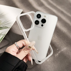 Cover Leggera Opaca per <span class=keywords><strong>iPhone</strong></span>, Custodia Protettiva con Bordo per <span class=keywords><strong>iPhone</strong></span> 17 Pro 16 15 14 Pro Max 13 12, Custodia Morbida in TPU - Product Image 1