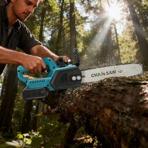 12 Inch Điện Cưa 750W 9 mét/giây Tốc Độ Chuỗi Cầm Tay Cắt Gỗ Không Dây Điện Cưa - Product Image 6