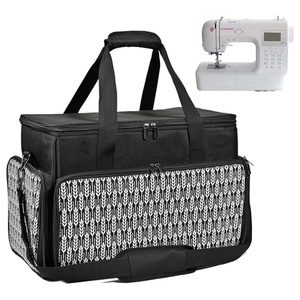 Étui de transport professionnel gratuit pour machines à coudre, un sac fourre-tout polyvalent avec plusieurs poches de rangement - Product Image 1