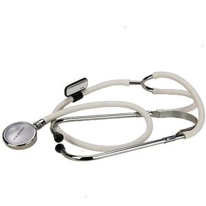 Estetoscopio Shuangsheng de Doble Cabeza Blanco de Grado Médico para Monitoreo Cardiopulmonar, Uso Doméstico y Clínico - Product Image 3