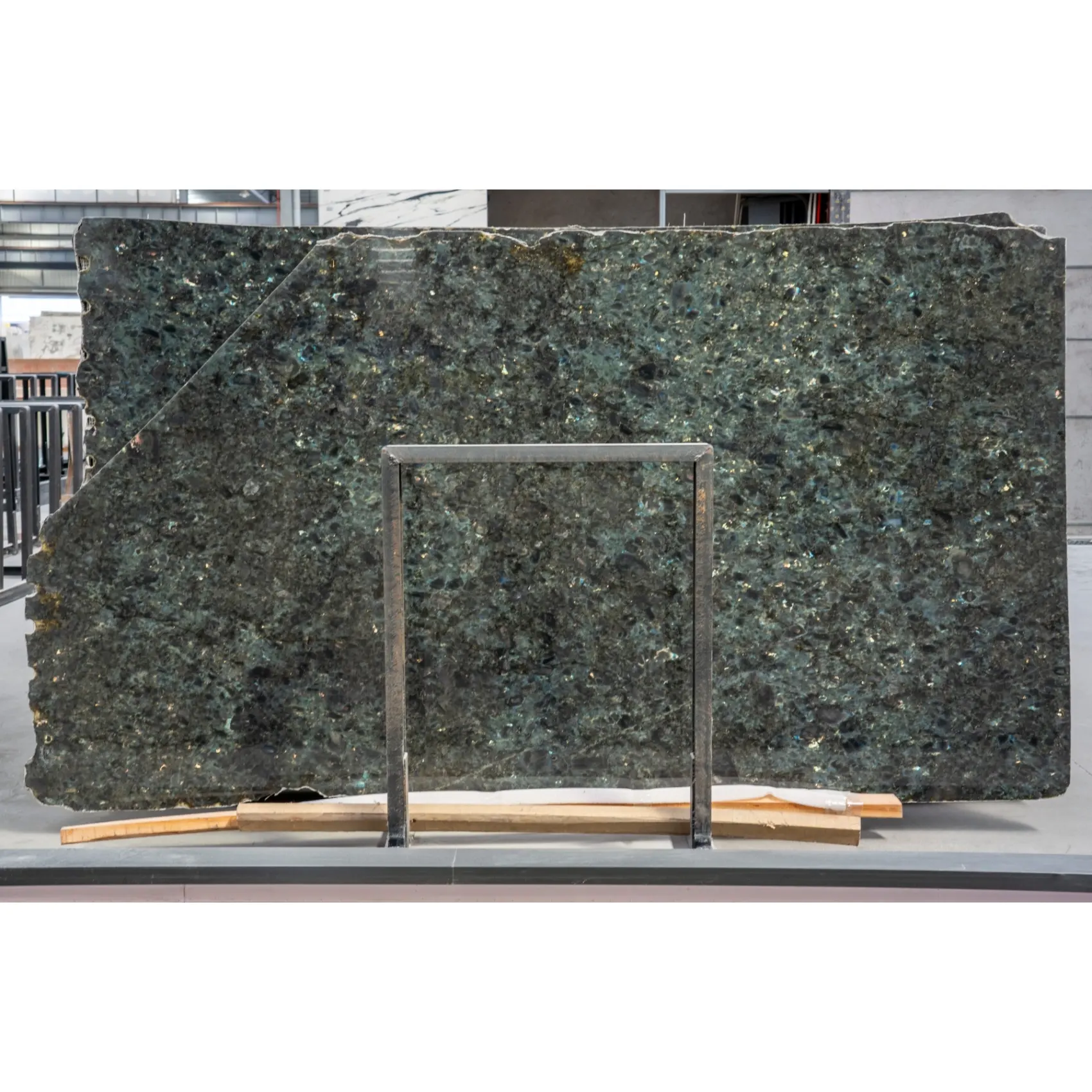 테이블 상단을위한 천연석 레무리아 래브라도 라이트 블루 화강암 석판