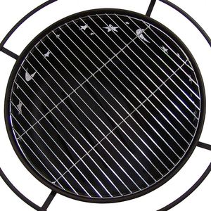 Fogón redondo <span class=keywords><strong>de</strong></span> 30 pulgadas para exteriores, quemador <span class=keywords><strong>de</strong></span> <span class=keywords><strong>leña</strong></span> para Patio y Patio trasero, Top 10 en <span class=keywords><strong>Amazon</strong></span> - Product Image 4