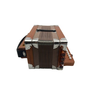SEASOUND OEM <span class=keywords><strong>Accordéon</strong></span> <span class=keywords><strong>Diatonique</strong></span> Professionnel en Bois JB1004 20 Boutons <span class=keywords><strong>2</strong></span> Basses 4 Registres Haute Qualité - Product Image 3