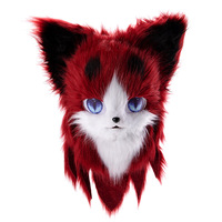 Anime-Spiel Japanisches Tierkostüm Kopfbedeckung Maske Kunstfell Halloween-Kostüm Neujahrsparty COSPLAY Jahrestag Ostern Geburtstag
