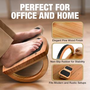 Planche inclinée en bois de pin robuste, accessoire antidérapant de bureau à domicile et de <span class=keywords><strong>yoga</strong></span>, assemblage facile pour une <span class=keywords><strong>posture</strong></span> améliorée - Product Image 5