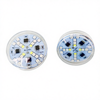 360 °   Projecteur LED à capuchon plat AC24V 48mm, 1-16 lumières pour fête foraine, éclairage cabochon E14, éclairage de carnaval préprogrammé IP65, éclairage de manège