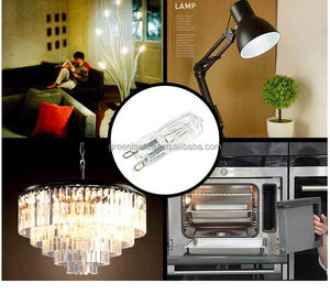 مصابيح هالوجين G9 V 18W 20W 25W مصباح إضاءة ثريا زجاج شفاف صغير G9 فرن هالوجين 2 دبوس ضوء دافئ - Product Image 2