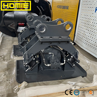 Compacteur vibrant hydraulique pour excavatrice de services municipaux