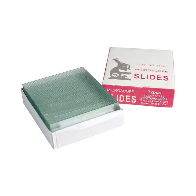 Various Sizes Ground Borosilicate Glass Microscope Glass Slides Laboratory Microscope Slide