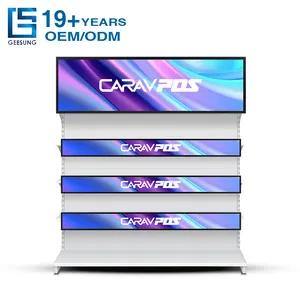 23 24 35 37 Supermarket Ultra Wide Strip Shelf Edge Advertising Digital Signage Monitor Type Stretched Bar Lcd Display Screen