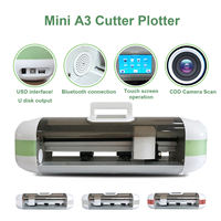 A3 Mini cortador Plotter corte contorno cortador vinilo corte pegatina oscuro Transferencia de Calor papel adhesivo
