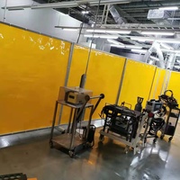 Écran de protection en acier dur de panneau léger de protection de PVC personnalisable pour le produit de sécurité de séparation de soudure