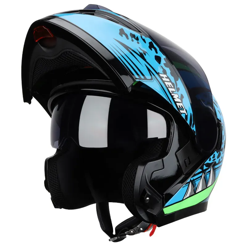 SUBO Manufac turing Helme Motor Easy Wear Wasch bares Futter Internat ionaler Standard DOT Safety ABS Helm Voll gesichts motorrad