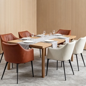 Fauteuil d'appoint robuste à dossier clair avec pieds, <span class=keywords><strong>chaise</strong></span> de <span class=keywords><strong>salle</strong></span> à <span class=keywords><strong>manger</strong></span> moderne noire à motif <span class=keywords><strong>pied</strong></span>-de-poule, <span class=keywords><strong>chaise</strong></span> d'appoint tissée et rembourrée - Product Image 3