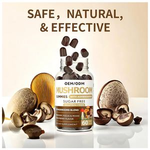 OEM Private Label integratore di cervello criniera di leone estratto di fungo Booster Memory & energia criniera di leone funghi Gummies - Product Image 5