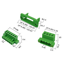2EDG 5.08mm 2P/3P/4P/5P/6P/8P/9P/10P 2EDGWC 2EDGKM connecteur de bornier enfichable à pas de 5.08mm