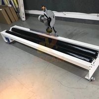 Rouleaux de film étirable manuels pour papier Machine à découper les bâches Flex Banner Rol