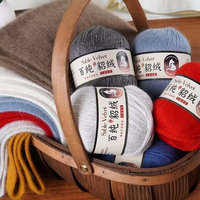 Nerz-Kaschmir-Melange-Garn Anti-Pilling Säurebeständig Warme Nähbälle für Handgestrickte Schals Mützen Pullover