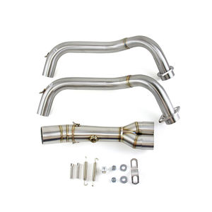 Pour <span class=keywords><strong>Yamaha</strong></span> <span class=keywords><strong>MT</strong></span>-07 2014-2025 <span class=keywords><strong>Yamaha</strong></span> YZF <span class=keywords><strong>R7</strong></span> 2021-2025 <span class=keywords><strong>Yamaha</strong></span> XSR700 2015-2024 Embouts de silencieux de tuyau de liaison d'échappement système à enfiler - Product Image 1