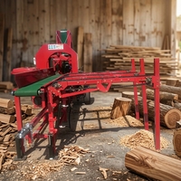 Machine à fendre le bois de chauffage de 35 tonnes, machine à couper et fendre les bûches, équipement de travail du bois