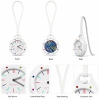 Montre de poche à remontage automatique YUM Quartz, étanche 1 ATM, style royal, avec cordon en caoutchouc, idéale pour un cadeau, vente en gros à prix abordable