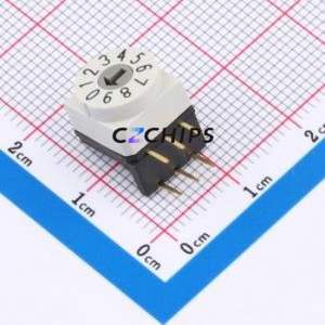 MER-10H Rotary Encoder Switch Through hole Component (THT) Switch 10 True Code - Product Image 1