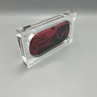 Coque acrylique haute transparence pour PlayStation VITA PS VITA 1000 pour PS Vita 2000 couvercle d'aspiration magnétique boîte de rangement affichage Bo