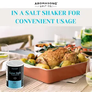 Mezcla de Sal y Ajo Extra Fina de Marca Blanca, Baja en Sodio para Necesidades Dietéticas, Hecha en EE. UU. - Product Image 5