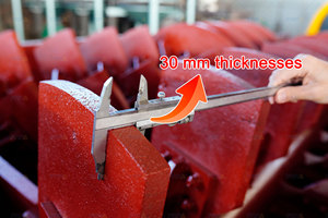 เครื่องซักผ้าล็อกสำหรับล้างแร่เหล็กโครเมี่ยมเครื่องซักผ้าล็อก limonite ทนทานสำหรับโรงงานล้างหิน - Product Image 3