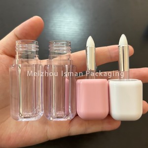 ISMAN 10ml/10g Pots transparents en forme de bouteille de confiture de fruits rose, petits contenants cosmétiques pour <span class=keywords><strong>baume</strong></span> à lèvres et gommage, emballage pour enfants - Product Image 3