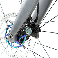 Vélo de route entièrement en carbone 700C 2x11 vitesses, freins à disque hydrauliques 22, fourche en carbone à axe traversant, 9,3 kg, vélo de course, vente en gros