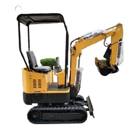 Livraison gratuite chinois escabadora / excavadora / escovator / excavateur / pelle / bagger manuel trou pelleteuse mini pelle 1 tonne
