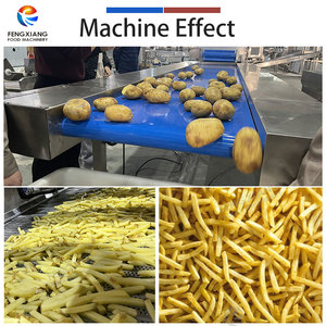 Línea Completa de Procesamiento de Patatas a Gran Escala: Limpieza, Clasificación, Corte, Fritura y Empaque, 1t/h, Totalmente Personalizable - Product Image 4