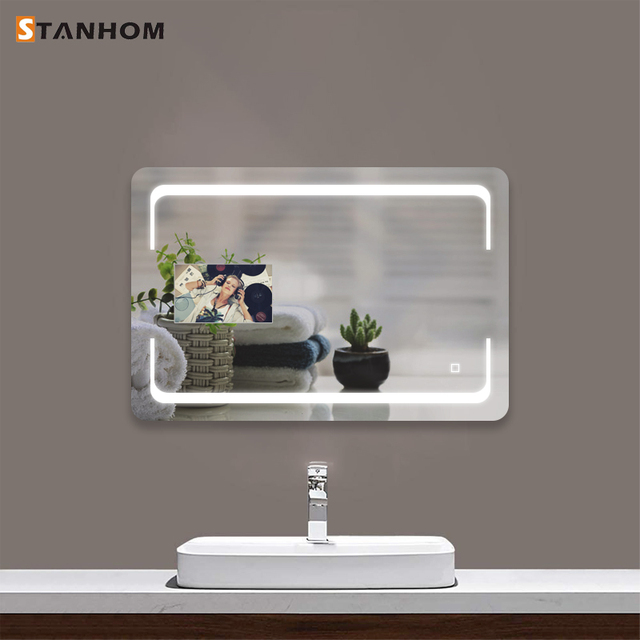 STANHOM Bathroom Luxury Waterproof Smart Screen Magic Tv Mirror