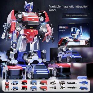2025 mô hình mới hành động con số quá khổ biến dạng nhựa <span class=keywords><strong>robot</strong></span> xe xây dựng xe chuyển đổi phim tự làm đồ chơi ánh sáng - Product Image 6