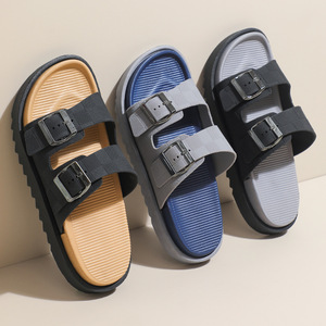 Nuovi <span class=keywords><strong>sandali</strong></span> estivi con plateau leggeri con fondo spesso a doppia fascia per il tempo libero da spiaggia - Product Image 2