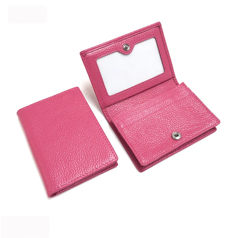 Le plus récent de haute qualité femmes Long portefeuille de luxe géométrique en cuir véritable sacs à main RFID bloquant la pochette à monnaie porte-carte ouvert RFID