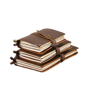 Leder Handwerk Ungefüttertes Papier Seiten Tagebuch Vintage <span class=keywords><strong>Blank</strong></span> Paper Tagebuch Leder Journal Notizbuch - Product Image 1