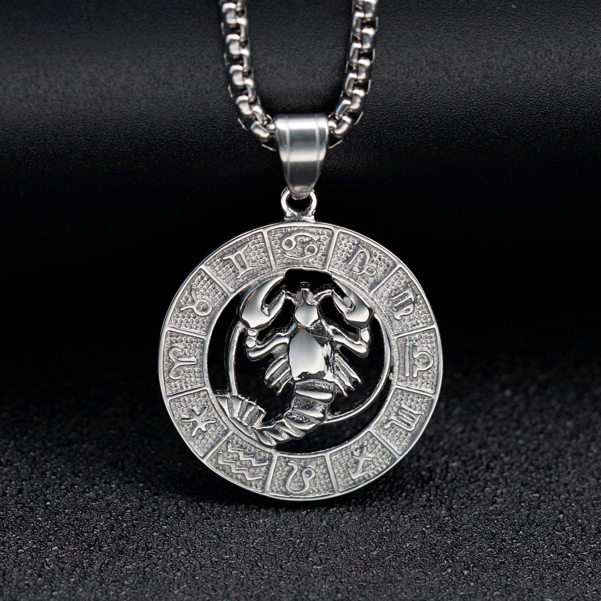 Cancer D Steel color (without chain)