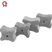 Accessoires de construction d'espacement de barres d'armature carrées en béton polymère moderne de style industriel durable HLM pour matériaux de construction
