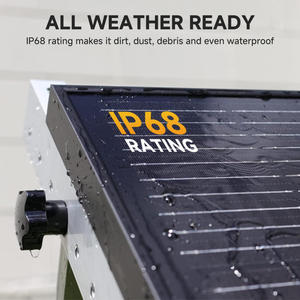 Premium kwaliteit 200W volledig zwart monokristallijn zonnepaneel 24V stijf PV-module voor residentiële en camping-elektriciteit - Product Image 3
